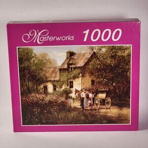 RoseArt Masterworks "New Carriage" 1000 Pc Jigsaw Puzzle NEW Sealed Vintage 2003